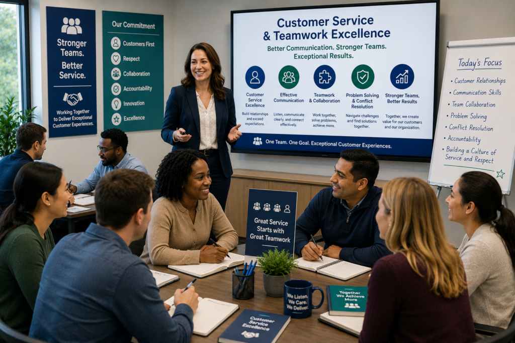 Service Treining How Customer Service & Teamwork Training Improved Employee Performance